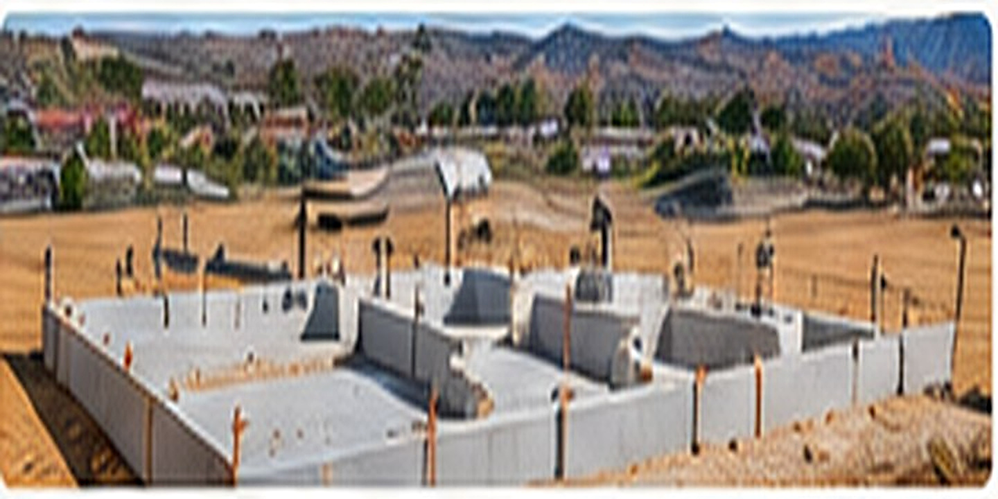 Concrete foundation and footing work